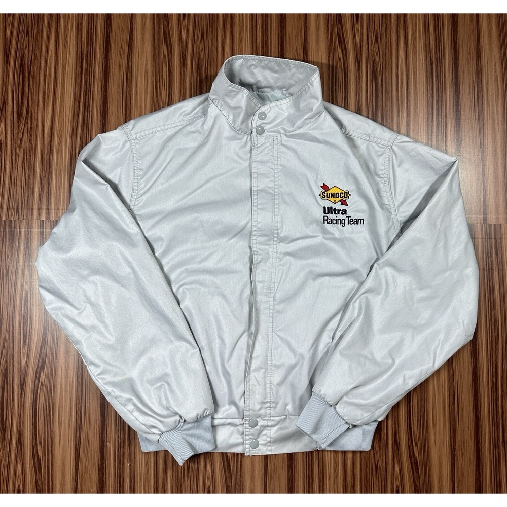 Swingster Ultra Racing Team Mens Size‎ L Gray Metallic Lined USA Made VTG